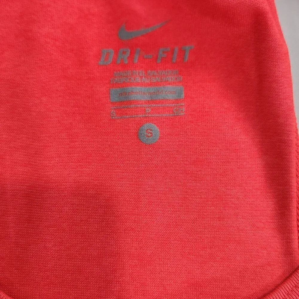 Nike Women's Small Dry Fit Just Do It Athletic Tank Hot Orange Lot N